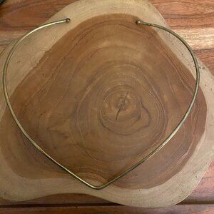Jeep Collins Collar Necklace, Brass